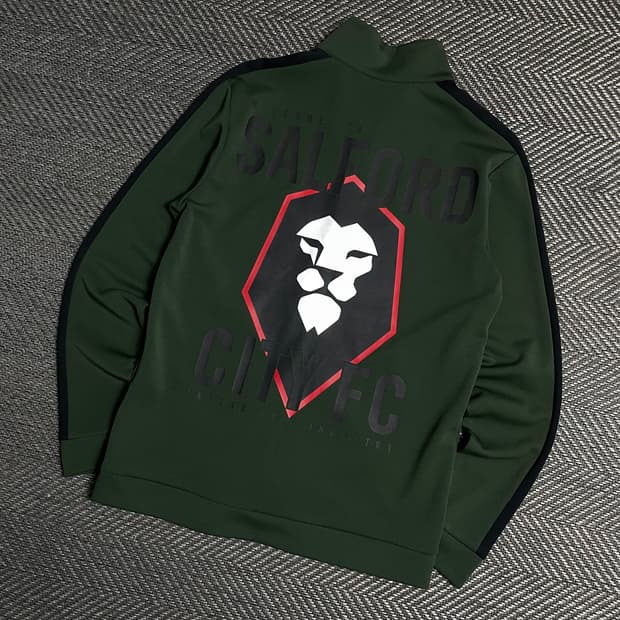 엄브로 솔퍼드 시티 빅로고 풋볼 트랙 자켓y 5183