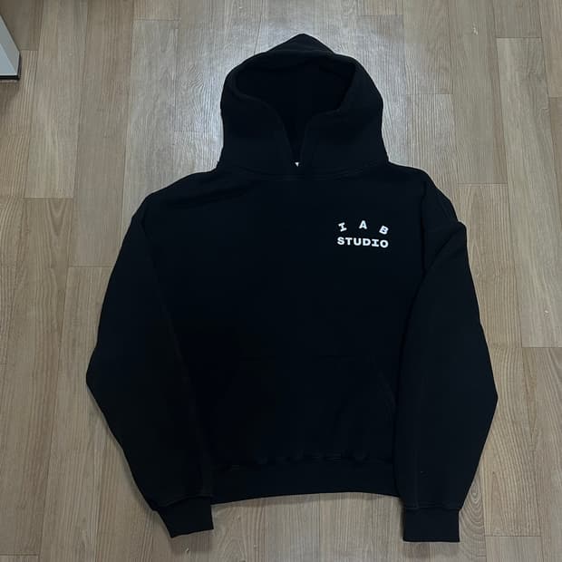 아이앱 스튜디오 후드 블랙 L