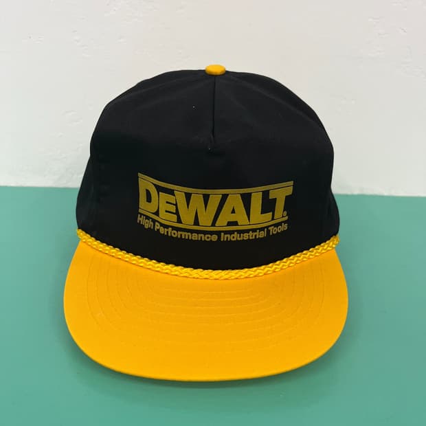 빈티지 디월트 트러커 햇 모자 90's vtg Dewalt nissun