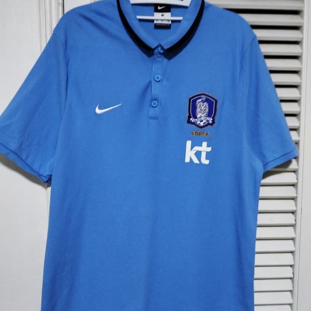 XL 14-15 나이키 한국 국대 져지 폴로티셔츠 카라넥