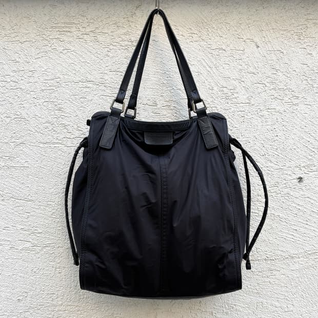 버버리 버클레이 나일론 토트백