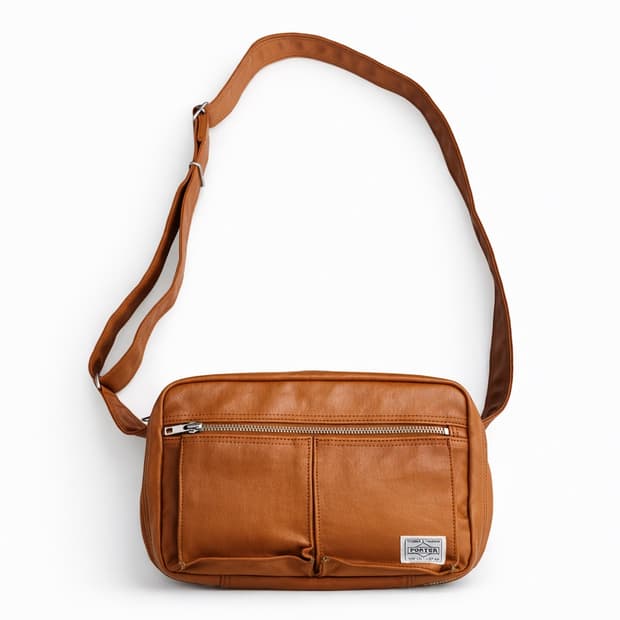 PORTER FREE STYLE SHOULDER BAG (Camel S)