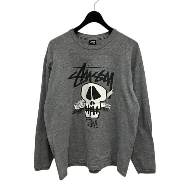 stussy skull long sleeve