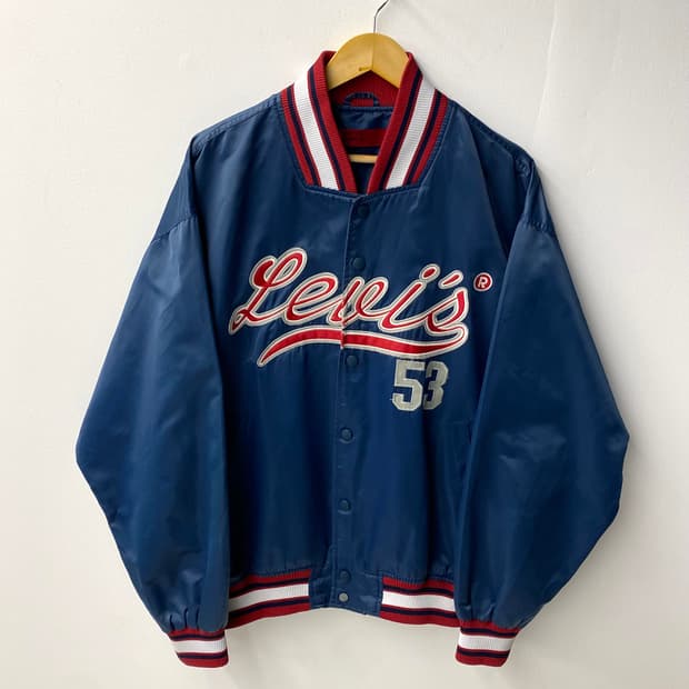 [L] 00s Levi's 리바이스 레드탭 나일론 스타디움 자켓