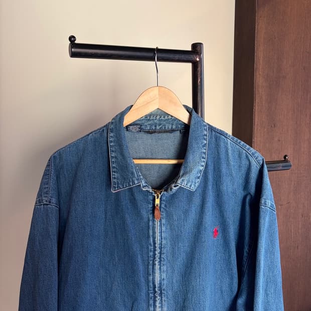 15481 - 폴로 랄프로렌 데님 블루종 자켓