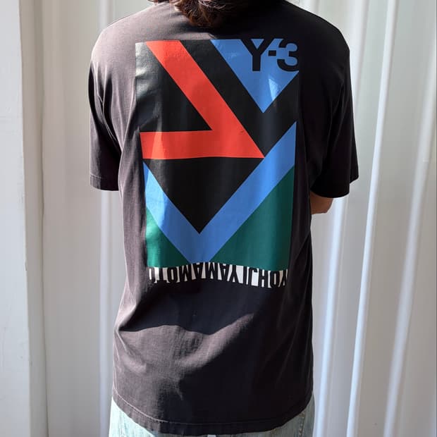 [2XL]Y-3 요지야마모토 그래픽 반팔 티셔츠