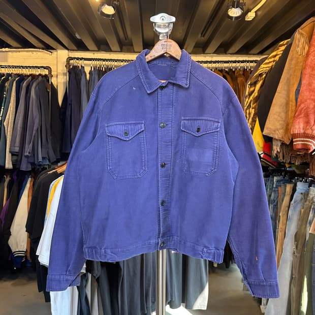 프렌치워크웨어 몰스킨 프렌치 워크자켓