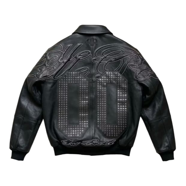 오피움 x 펠레펠레 x 컴플렉스 레더자켓 블랙