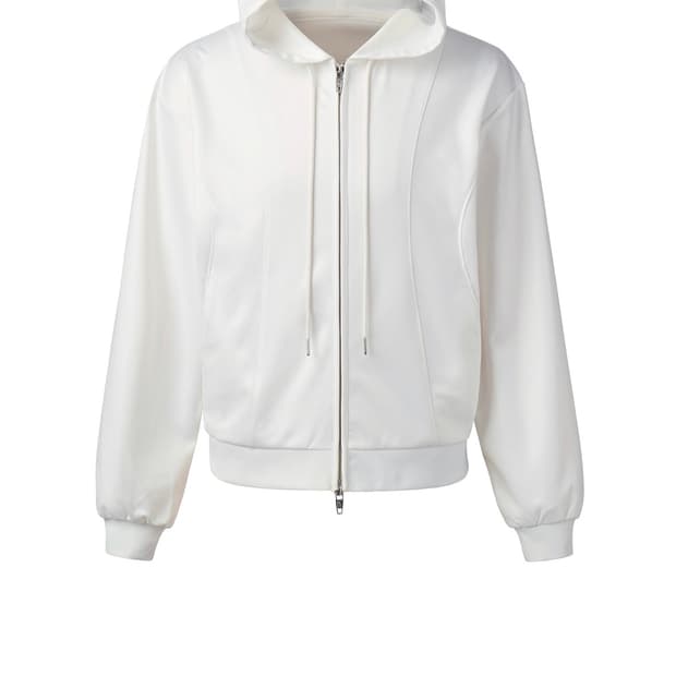 어나더유스 에슬레저 집업 후디 블랙