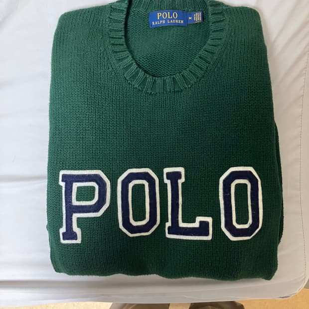 폴로 랄프로렌 빅로고 니트