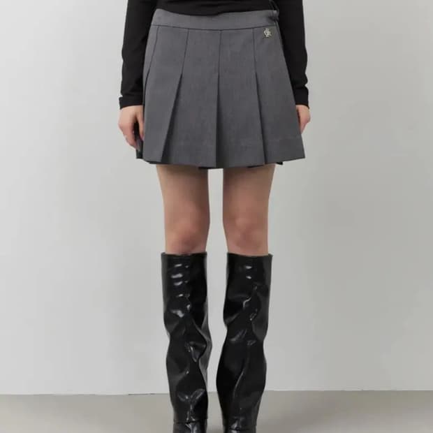 [원가 10.9만] 씨티브리즈 링클 프리 리본 플리츠 랩 스커트