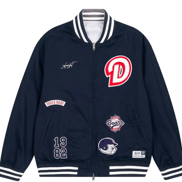 사파리스팟 두산베어스 바시티 자켓