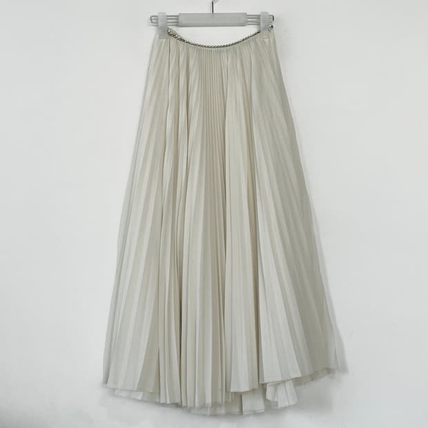 에리카 카발리니 비즈 포인트 튤 스커트