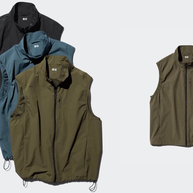 유니클로 윈드블럭 베스트 