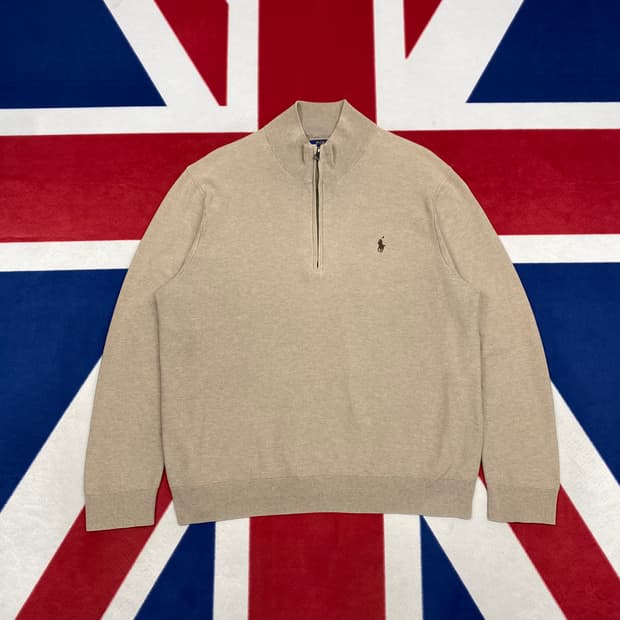 폴로 하프집업 XXL