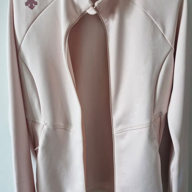 데상트 핑크 집업자켓 90