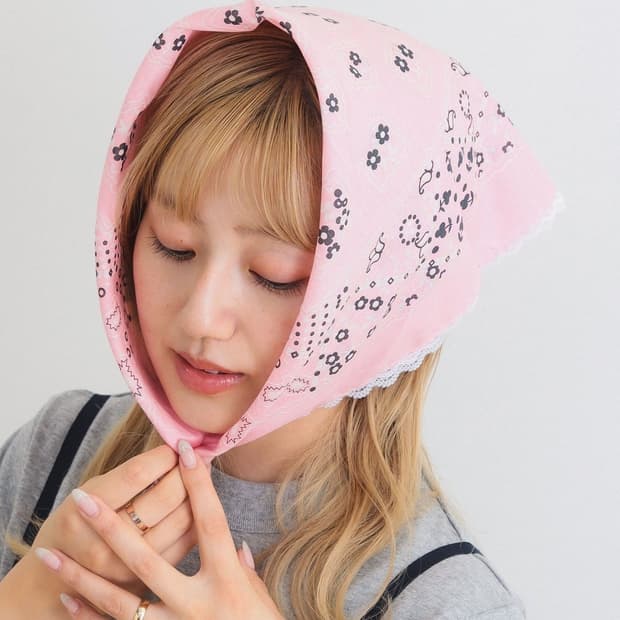 빔즈보이 레이스 반다나 핑크