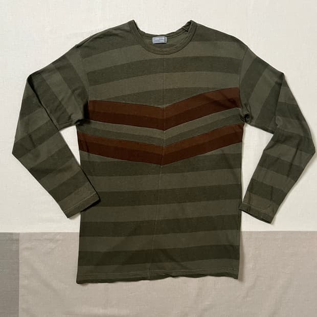 90s 꼼데가르송 옴므 스트라이프 티셔츠 comme des garcons