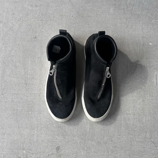 디에메 사선 riri 스웨이드 하이탑 