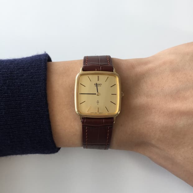 80s seiko chariot square quartz