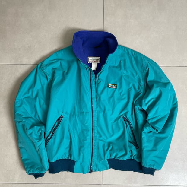 엘엘빈 웜업자켓 xl  made usa