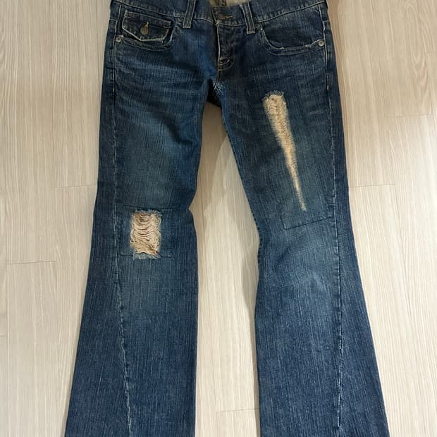 토네이도마트 그런지 부츠컷 데님