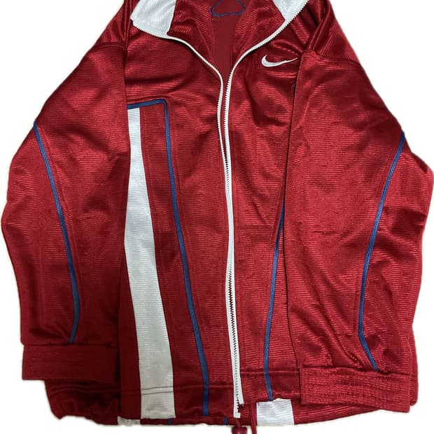 나이키 빈티지 레드 져지