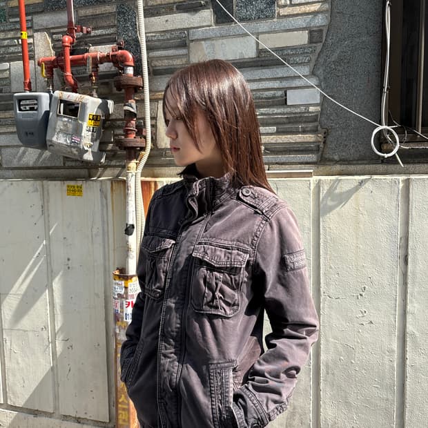 아베크롬비 더스티 워싱 필드 자켓