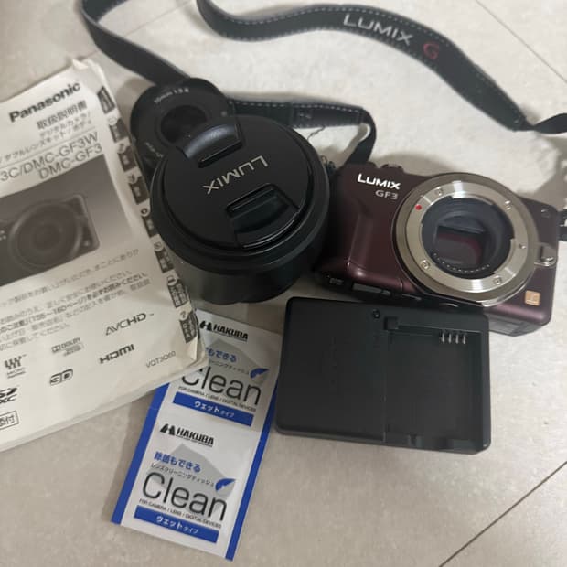 루믹스 gf3 파나소닉 미러리스카메라 필름카메라 일본 빈티지카메라