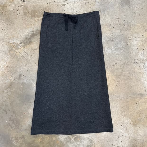 마가렛호웰 울 스트랩 스커트