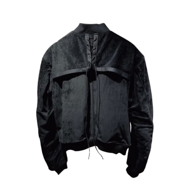 [1] 언더마이카 x 에모스탠스클럽 아크노솜 레더 패널드 벨루어 봄버