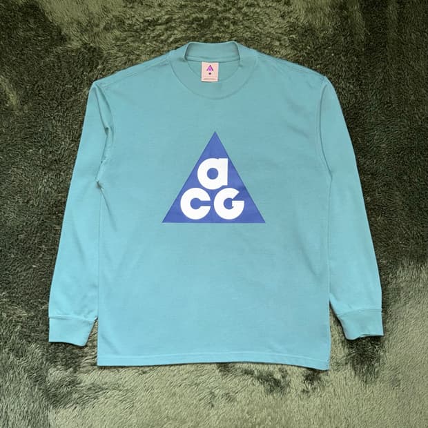 [L] 나이키 ACG 빅로고 소프트 터치 롱슬리브 그린