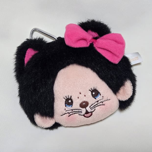 몬치치 고양이 카드 패스 카라비너 :) 🤍🖤