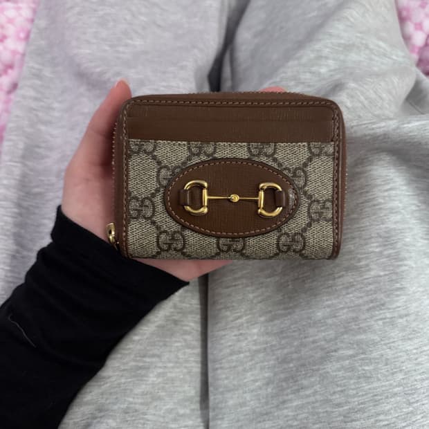 구찌 홀스빗 1955 지퍼 카드지갑