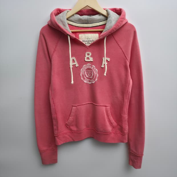 [L] 아베크롬비 핑크 후드티
