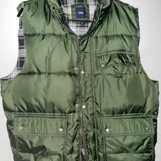 갭 빈티지 조끼패딩