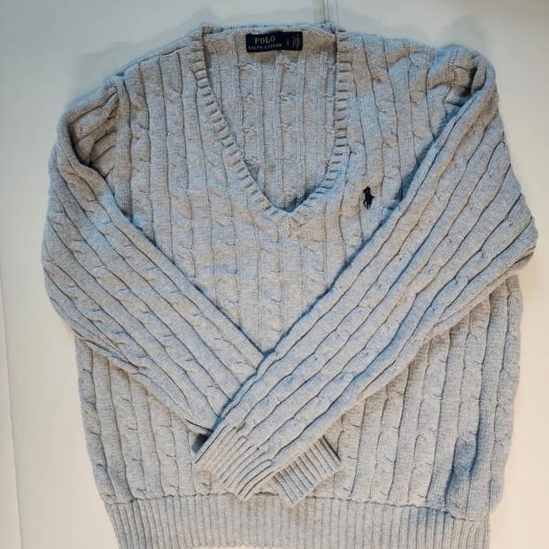 폴로 랄프로렌 그레이 니트