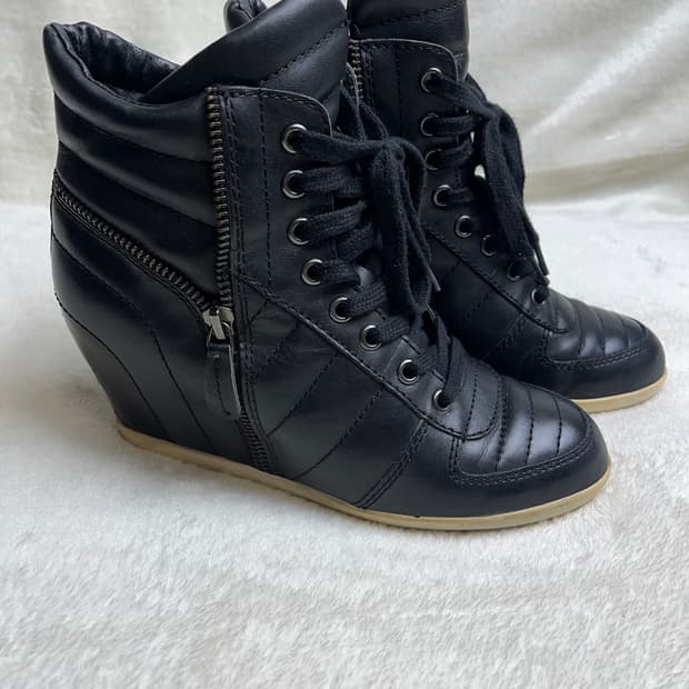 [37] 아쉬 레더 웨지히 스니커즈|| 235-240