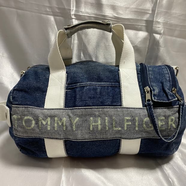 타미힐피거 데님 망치백 (스트랩x)