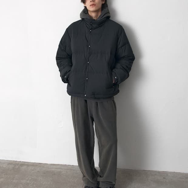 Men Commuter Light Down Puffer Black