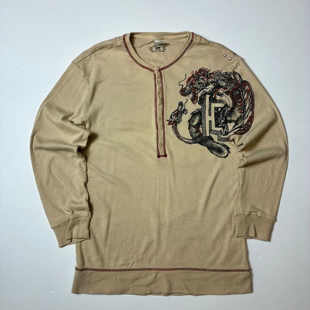 파라수코 00's 헨리넥 오리엔탈 롱 슬리브 PN8932