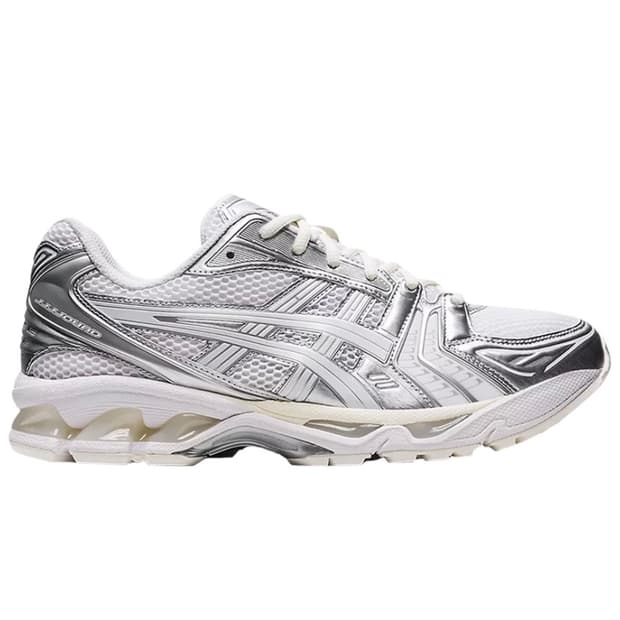 아식스 x jjjjound 젤카야노 14 실버화이트