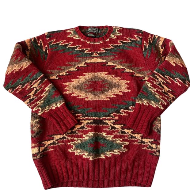 [XL]폴로컨트리 핸드니트 나바호 스웨터 RRL