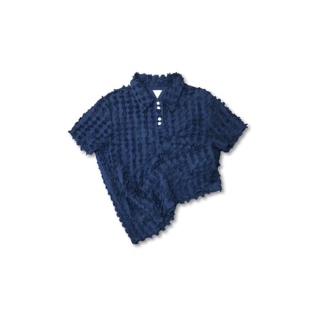 Schaft Anemone collar T-shirts