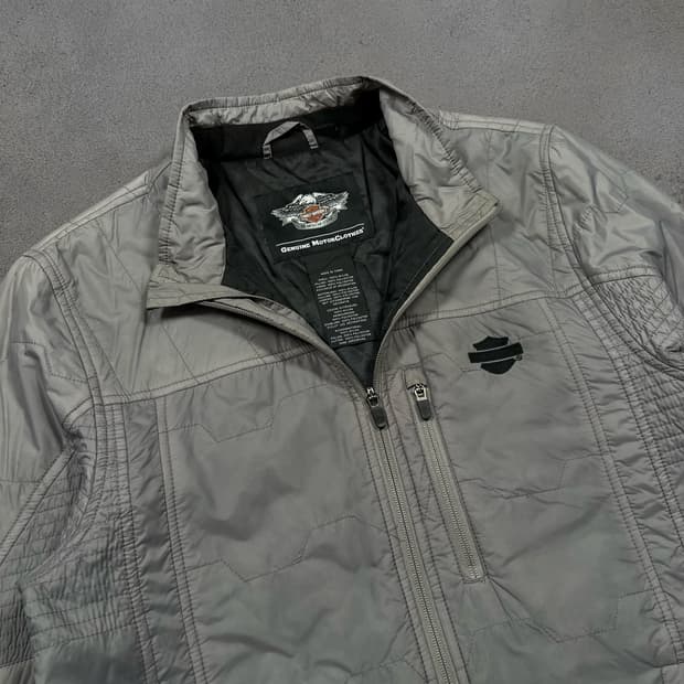 할리 데이비슨 누빔 경량 패딩 자켓