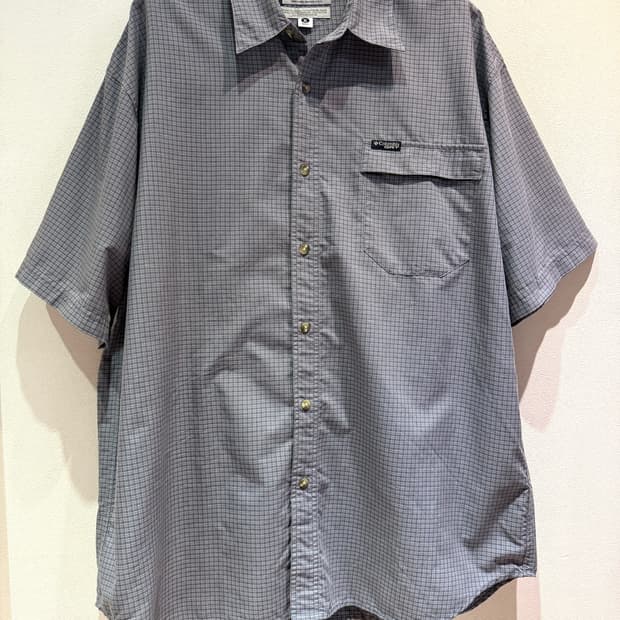 Columbia Sportswear Gray Check Shirt