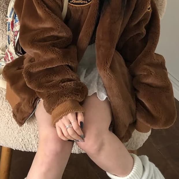 밴슨 리버시블 퍼 자켓