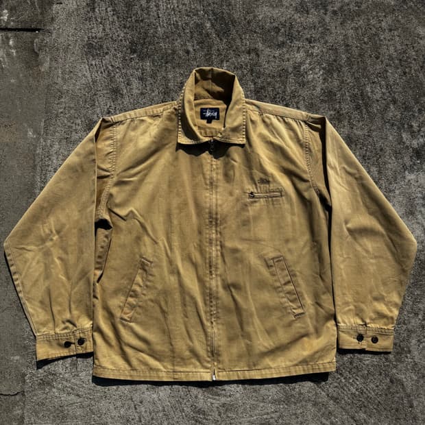 [L~XL] 00s Stussy 스투시 워크 집업 자켓