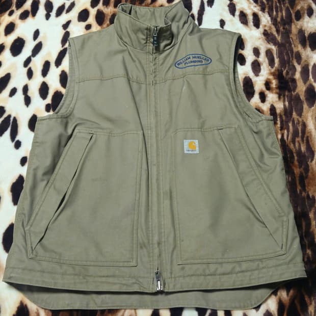 칼하트 다크 브라운 워크 베스트 L 