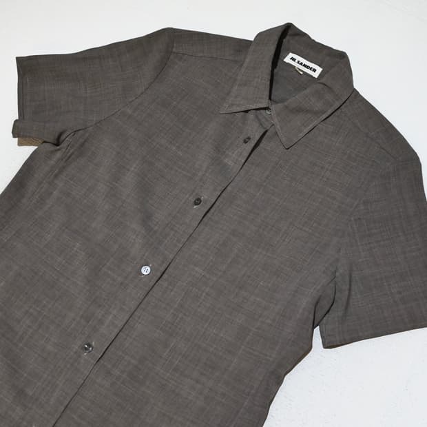jil sander 1990s dart detail shirt